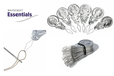 Whitecroft Silver Bow Needle Threaders Hand Sewing Machine Stitch Insertion Tool - Image 1 of 4