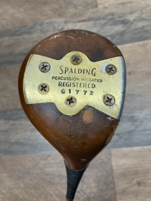 Jimmy Thompson Spalding Percussion Weighted  Autograph Driver - Image 1 of 4
