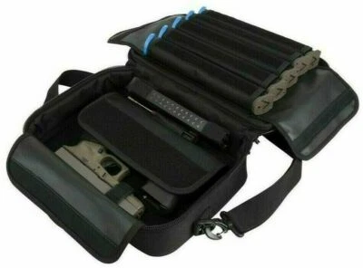 VISM Double Pistol Range Bag Discreet Lunch Box Pistol Go Bag Tactical BLACK - Image 1 of 4
