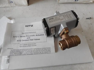 KITZ -- C Series Pneumatic Actuator and 3/8" Ball Valve -- C-TE3/8" - Picture 1 of 6