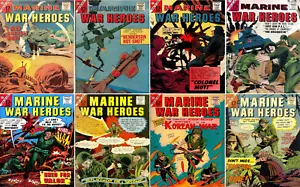 1964 - 1966 paquete de cómics Marine War Heroes - 9 libros electrónicos en CD - Imagen 1 de 4