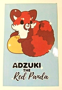 Tasty Peach Vending Sticker Decal Adzuki the Red Panda - Picture 1 of 2