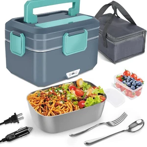 Elektrische Brotdose Speisenwärmer Auslaufsicher Tragbar Speisenwärmer Beheizt Lunchbox - Bild 1 von 16