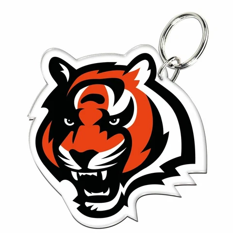 CINCINNATI BENGALS PREMIUM ACRYLIC KEY RING NEW WINCRAFT 🐯 Cover