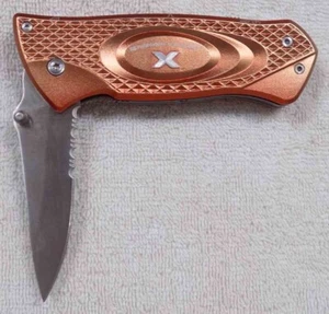 KENJUK Gold Tone 'X' Turboknife Dual Blade Messer + Allzweckmesser * 33-117 - Bild 1 von 8