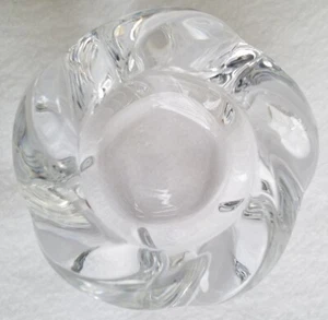 🕯 Beautiful Clear Crystal Votive Candle Holder & Candle - Picture 1 of 12