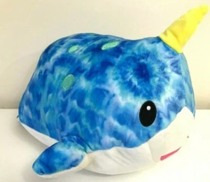 Fiesta Plush Toys Narwhal Blue Tie Dye 6" Animal Plush. NEW. Soft. - Picture 1 of 3
