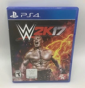 Lucha libre WWE W2K17-Sony PlayStation PS4-Juego, Estuche e Inserto-PROBADO - Imagen 1 de 4