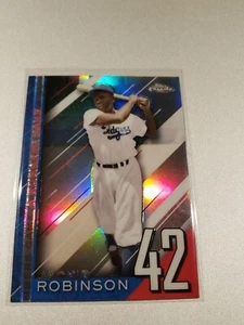 2020 Topps Chrome Update Jackie Robinson Numbers Game #NGC-7 PWE - Picture 1 of 2