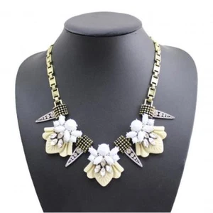 Aloccoco Statement Kette Strass Vintage Blogger Choker Modeschmuck Strasskette - Bild 1 von 2