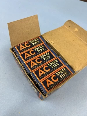 AC DELCO  SPARK PLUG #108 10 MM Thread 5/8th Hex  NIB NOS 10 In Box.see Pics - Image 1 of 4