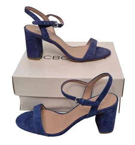 BCB Generation Becca Damas Azul Gamuza Tirantes 7.5 cm Tacones Zapatos EU 36 UK 3.5 - Imagen 1 de 8