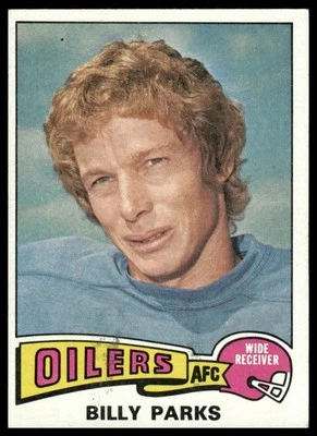 1975 Topps #324 Billy Parks Houston Oilers VG - Image 1 of 2