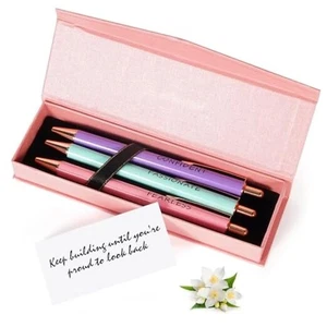  Dankeschön Geschenke für Frauen, ausgefallenes Stift-Set für Frauen, mehrfarbige Dame - Bild 1 von 7