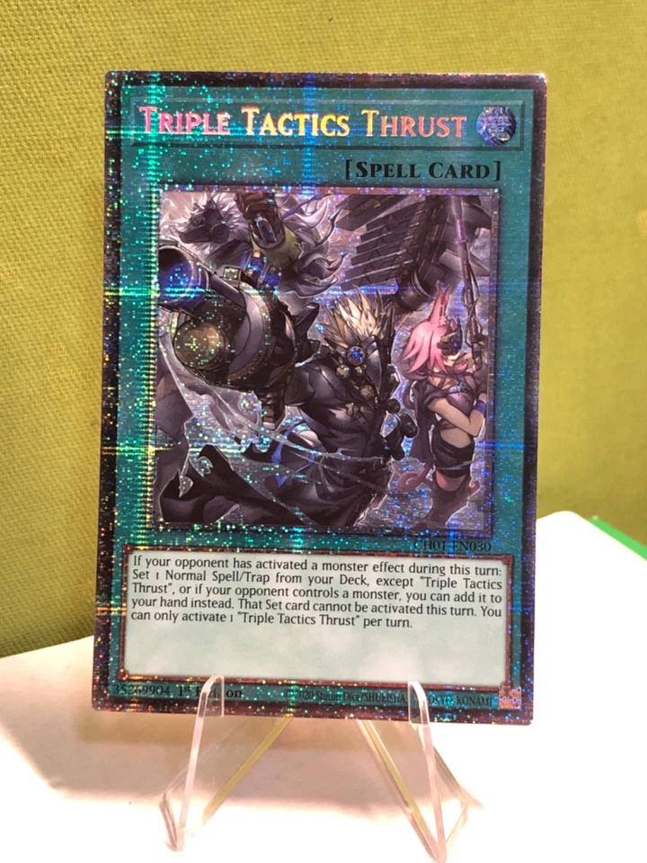 Triple Tactics Thrust -1st Edition Starlight Rare CH01-EN030 - Image 1 of 1