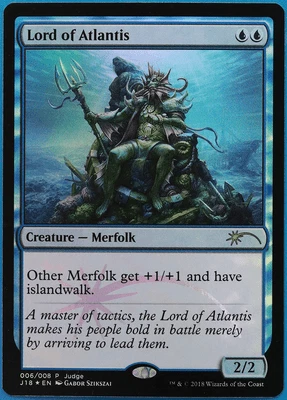 Lord of Atlantis (Judge Promo) FOIL NM MTG MAGIC CARD (495429) ABUGames - Image 1 of 2