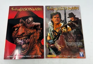 Freddy Vs Jason VS Ash Vol 1-2 Dynamite/Wildstorm TPB Lot - Picture 1 of 7