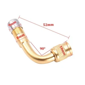 90 Degree Automobile Motorcycle Cooper Air Tyre Valve Extension-Stem Adapter Au - Picture 1 of 4