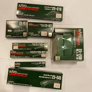 KATO Unitrack N Scale Junk Bulk Sale Railroad Tracks Bridge Electric Points - Picture 1 of 12