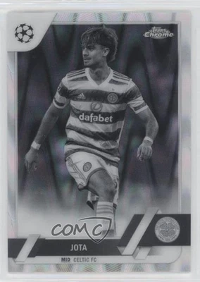 2022-23 Topps Chrome UEFA Club Competitions Black & White RayWave Refractor Jota - Image 1 of 2