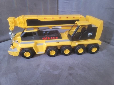 10 wheel 23"  CAT Caterpillar Construction Crane Lights Sounds vintage toy - Image 1 of 4