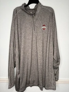 Tommy Bahama Ohio State Buckeyes 1/4 Zip Pullover Sweatshirt Herren 5XL Wollmischung - Bild 1 von 6