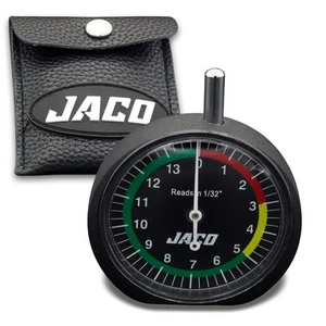 JACO TreadPro Tire Tread Depth Gauge, Dial Type (Reads in 1/32") - Picture 1 of 6