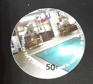 2011 Green Village Afghanistan 50 Cent not AAFES Pog Uncir. - Picture 1 of 3