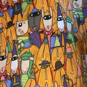 Halloween Trick or Treat Packed Goblins Daisy Kingdom #0662 Fabric 1 -yard - Picture 1 of 7