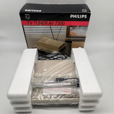 Philips TV Tuner AV 7300 Neu in OVP 80er Jahre Vintage nur Anleitung kabel fehlt - Bild 1 von 4