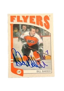 Autographed 2004-05 In the Game Franchises- #417 Bill Barber NHL HOF - Picture 1 of 2