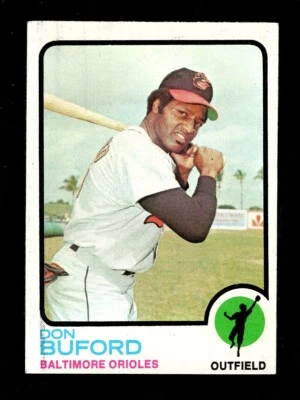 1973 TOPPS #183 DON BUFORD ORIOLES EX-MT - Image 1 of 2