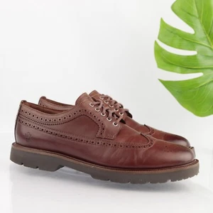 Cole Haan Mens American Classics Longwing Oxford Size 12 M Brown Dress Shoe - Picture 1 of 15