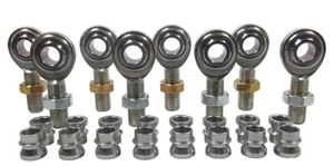 ECONOMY 4 LINK KIT 5/8 x 5/8-18 HEIM JOINT 5/8-1/2 HIGH MISALIGNMENT SPACERS - Picture 1 of 6