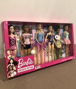 Barbie You Can Be Anything 6 Puppen Sport Karriere Kollektion mit Zubehör Neu im Karton - Bild 1 von 8