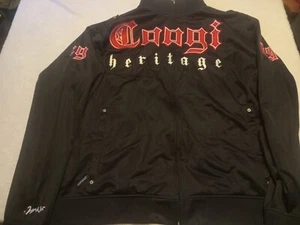 Men's COOGI HERITAGE Long Sleeve Track Jacket 69 5X Black Red White 5XL - Picture 1 of 6