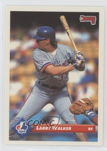 1993 Donruss Previews Larry Walker #6 HOF
