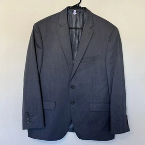 Vintage Double Ralph Ralph Lauren Herren 44 S Wolle Sport Mantel Einfarbig Grau Blazer - Bild 1 von 7