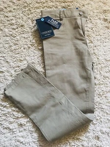 Cherokee Youth Boys Khaki Uniform School Pant Straight Leg New With Tag! - Picture 1 of 7
