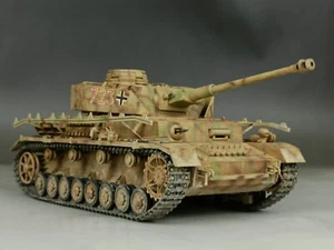 1/35 Built WWII German Panzer IV J Early Tank Model w/Zimmerit Normandy 1944 - Picture 1 of 12