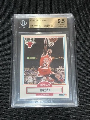 Michael Jordan (Chicago Bulls) 1990 Fleer Basketball #26 BGS 9.5 GEM MINT 🏀 - Image 1 of 4
