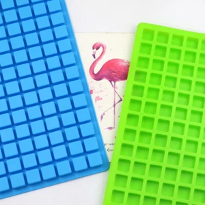 Silicone Square Candy Gummy Chocolate Mould 126 Cells Ice Cube Tray Jelly Mold - Picture 1 of 8