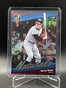 MICKEY MANTLE ULTRA RARE CASE HIT 2023 Panini Donruss NATURAL Insert - YANKEES - Picture 1 of 2