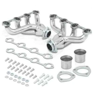 Cabezales colectores de acero inoxidable para Ford 289-302-351 V8 SBC abrazador de bloque pequeño - Imagen 1 de 3