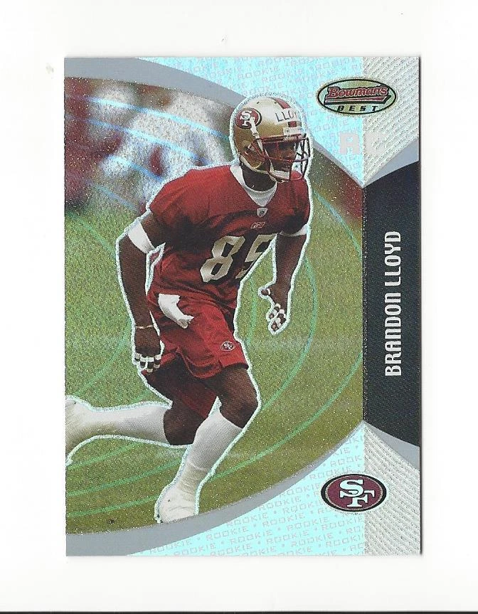 2003 Bowman's Best #83 Brandon Lloyd RC Rookie 49ers - Image 1 of 1
