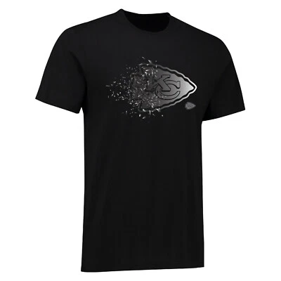NFL T-Shirt Kansas City Chiefs Shatter Graphic Logo Football Shirt schwarz