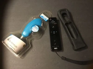 Official Wii Remote CONTROLLER NUNCHUK RVL-003 w/ New Madcatz Nunchuk WORKS - Picture 1 of 3