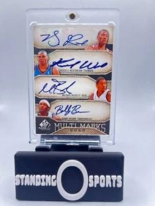 2009-10 SP Multi Marks Auto Derrick Rose, Russell Westbrook, Michael Beasley /25 - Picture 1 of 5