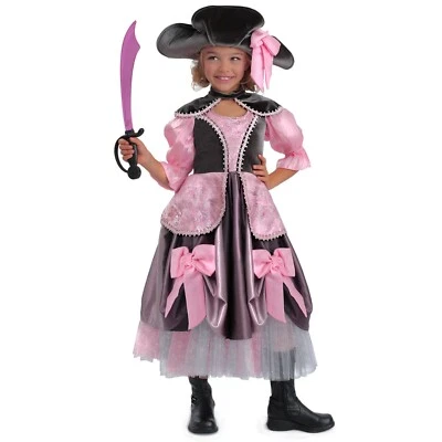 Child's Vivian The Princess Pirate Deluxe Halloween Costume  Girl's Size M NEW - Image 1 of 4