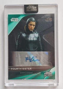 2023 Topps Chrome Black Encased Autographs Green Fourth Sister /99 #A-RK - Picture 1 of 2